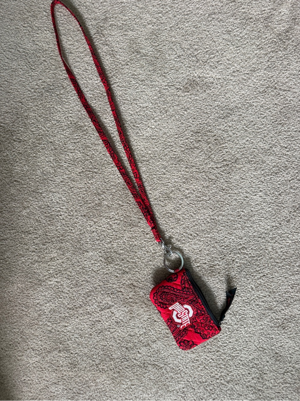 Ohio State Wallet and Lanyard